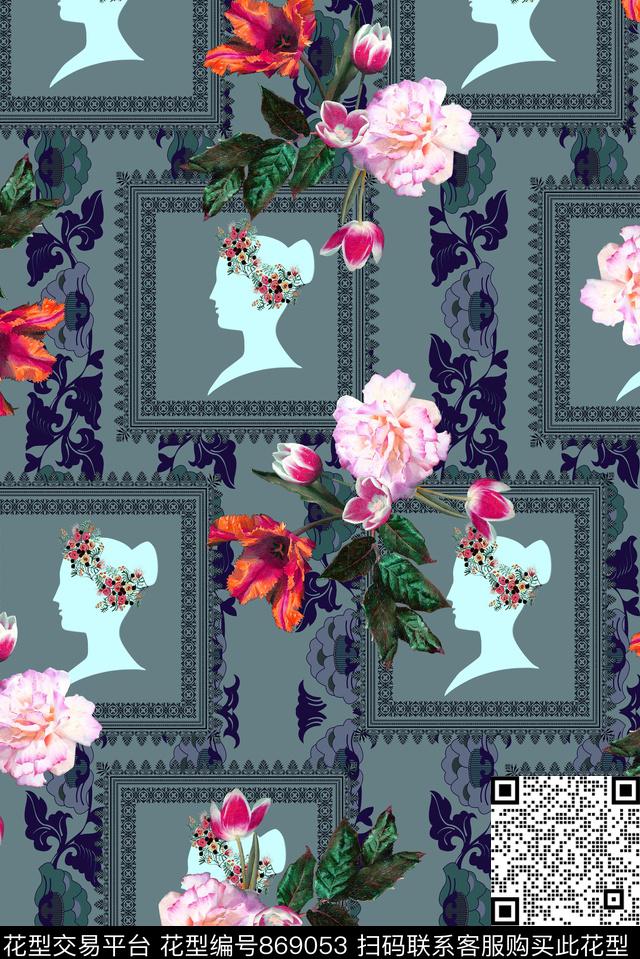 波西米亚民族风女装数码印花华亿平台下载（图片编号: 869053） - 瓦栏（Walan）