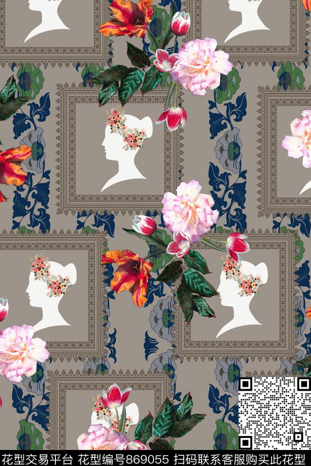 波西米亚民族风女装数码印花华亿平台下载（图片编号: 869055） - 瓦栏（Walan）