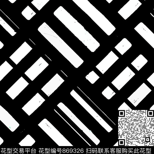 色块抽像手绘数码印花华亿平台下载（图片编号: 869326） - 瓦栏（Walan）