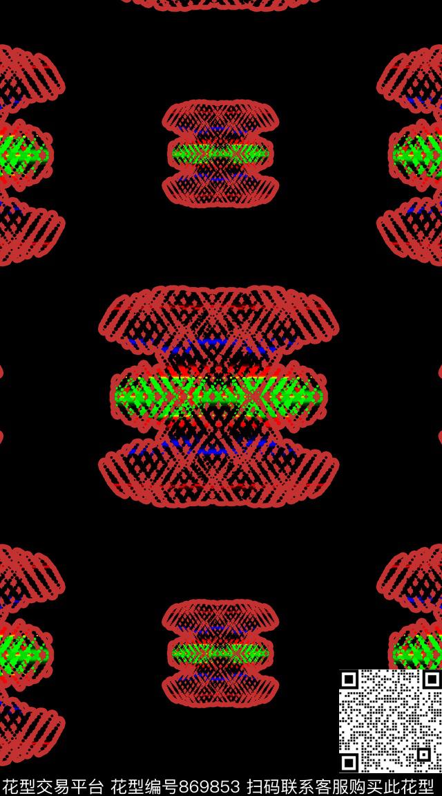 创意图案设计男装创意服装面料传统印花华亿平台下载（图片编号: 869853） - 瓦栏（Walan）