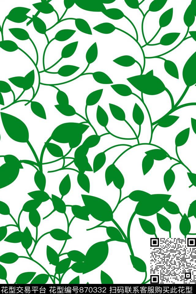 女装花卉清爽底花卉数码印花华亿平台下载（图片编号: 870332） - 瓦栏（Walan）