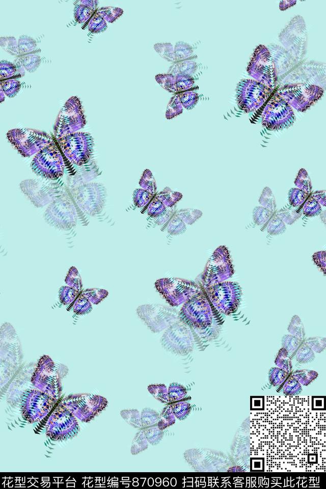 满版散花传统印花华亿平台下载（图片编号: 870960） - 瓦栏（Walan）