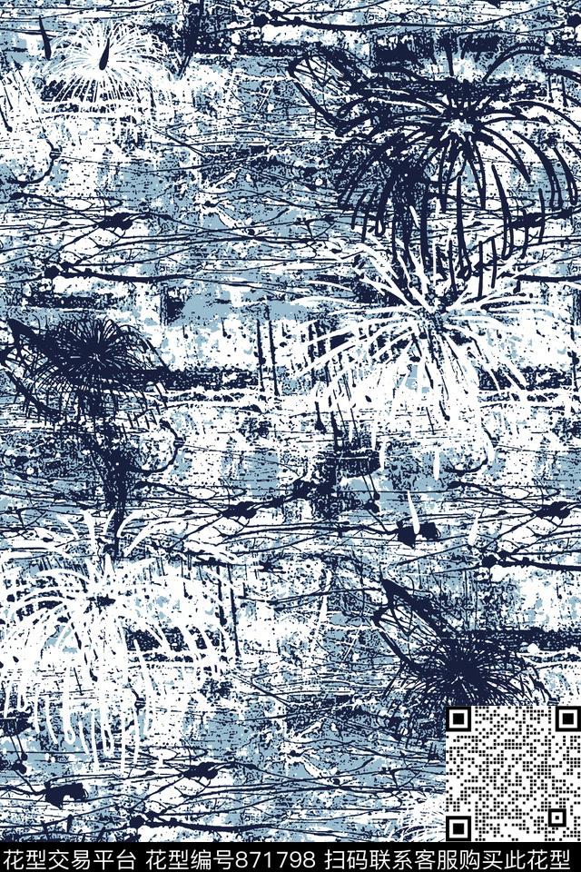 抽象纹理沙滩华亿平台肌理纹理传统印花华亿平台下载（图片编号: 871798） - 瓦栏（Walan）