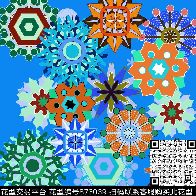 民族风青舞-丝巾17-秋冬传统印花华亿平台下载（图片编号: 873039） - 瓦栏（Walan）