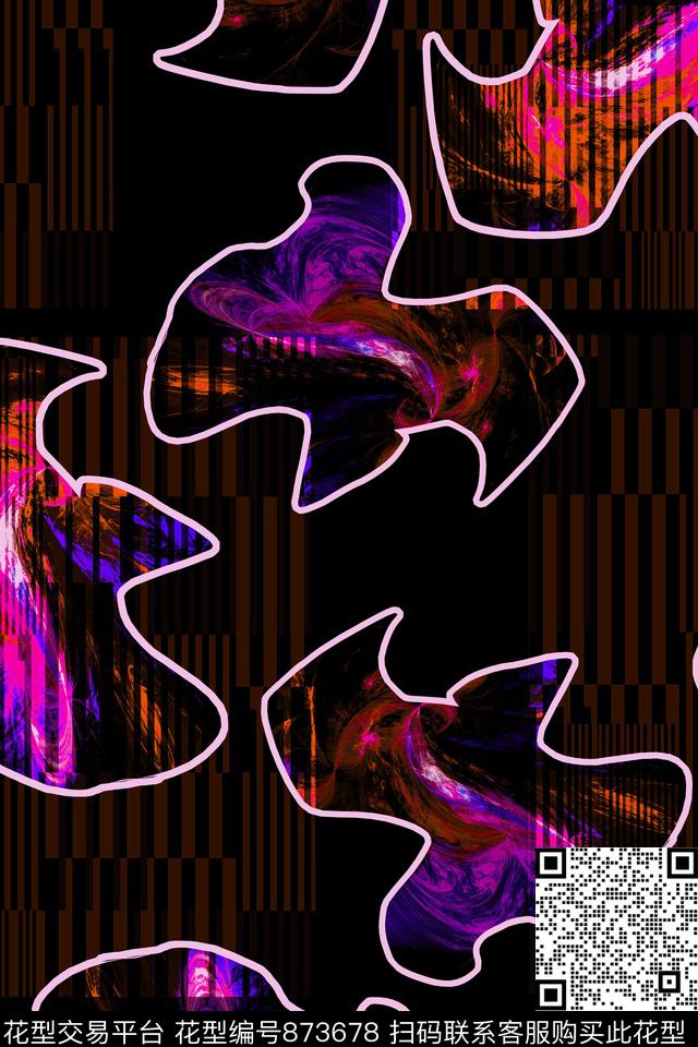 细条纹衬衫棒球服数码印花华亿平台下载（图片编号: 873678） - 瓦栏（Walan）