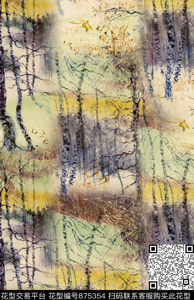 黑白吹箫女人数码印花华亿平台下载（图片编号: 875354） - 瓦栏（Walan）