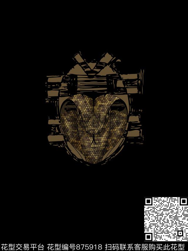 男装定位花动物数码印花华亿平台下载（图片编号: 875918） - 瓦栏（Walan）