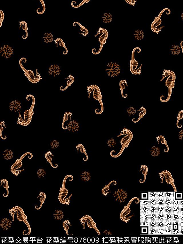 休闲男装海马传统印花华亿平台下载（图片编号: 876009） - 瓦栏（Walan）