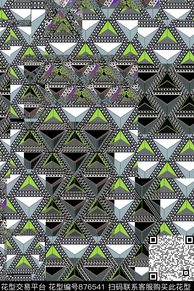 三角形衬衫T恤数码印花华亿平台下载（图片编号: 876541） - 瓦栏（Walan）