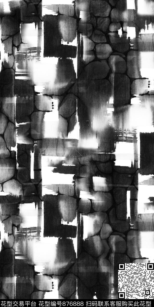 数码抽象格子数码印花华亿平台下载（图片编号: 876888） - 瓦栏（Walan）