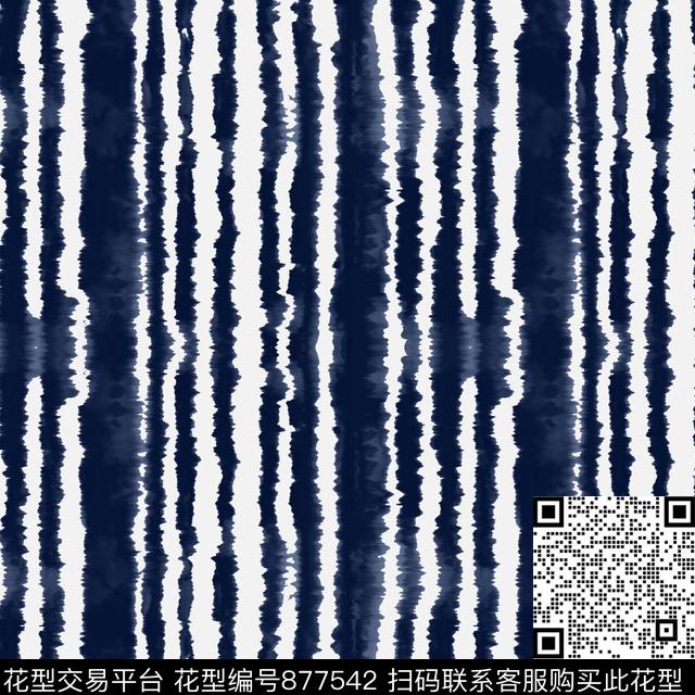 波浪条纹竖条条纹数码印花华亿平台下载（图片编号: 877542） - 瓦栏（Walan）