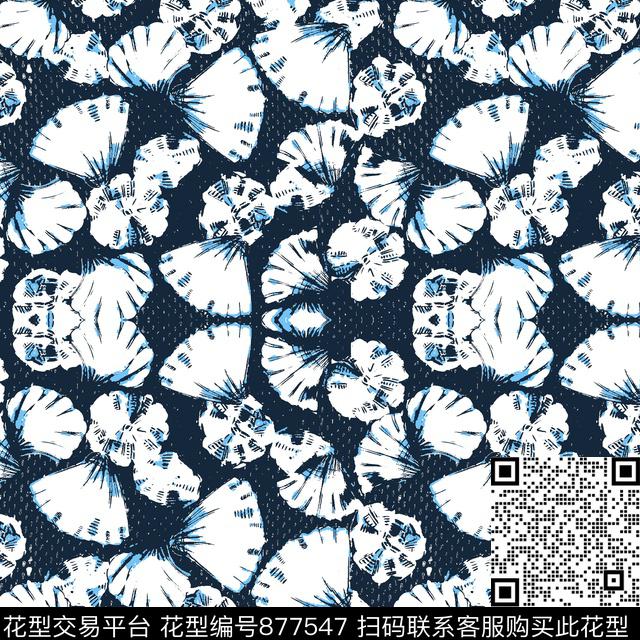 海洋生物热带女装传统印花华亿平台下载（图片编号: 877547） - 瓦栏（Walan）