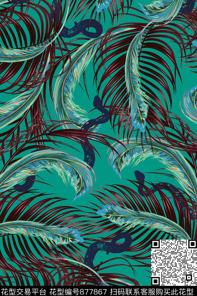 民族风大牌男装数码印花华亿平台下载（图片编号: 877867） - 瓦栏（Walan）