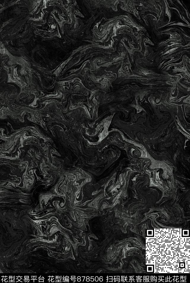 肌理抽象休闲传统印花华亿平台下载（图片编号: 878506） - 瓦栏（Walan）