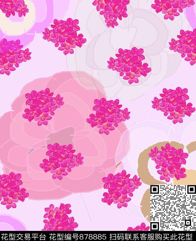 抽象几何色彩传统印花华亿平台下载（图片编号: 878885） - 瓦栏（Walan）