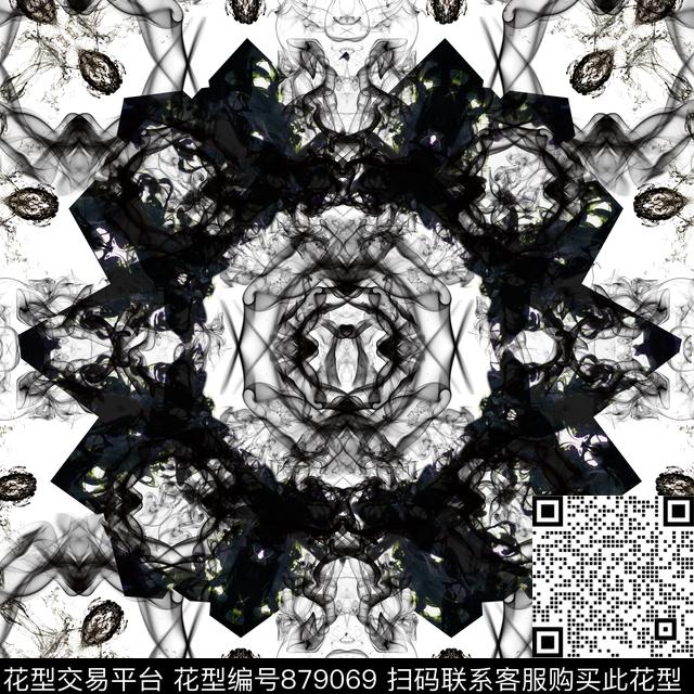 中国风情-china2水墨数码印花华亿平台下载（图片编号: 879069） - 瓦栏（Walan）