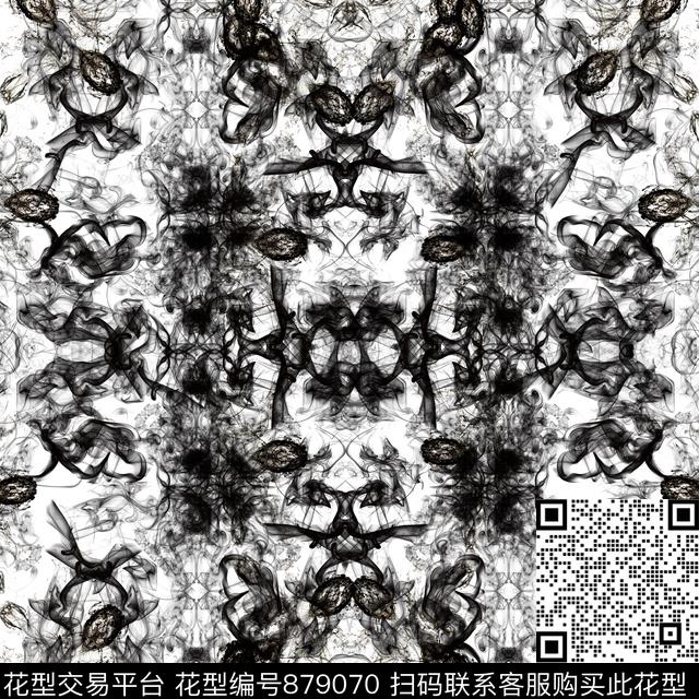 中国风情-china2水墨数码印花华亿平台下载（图片编号: 879070） - 瓦栏（Walan）