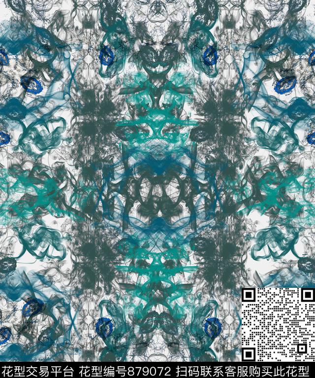 中国风情-china2水墨数码印花华亿平台下载（图片编号: 879072） - 瓦栏（Walan）