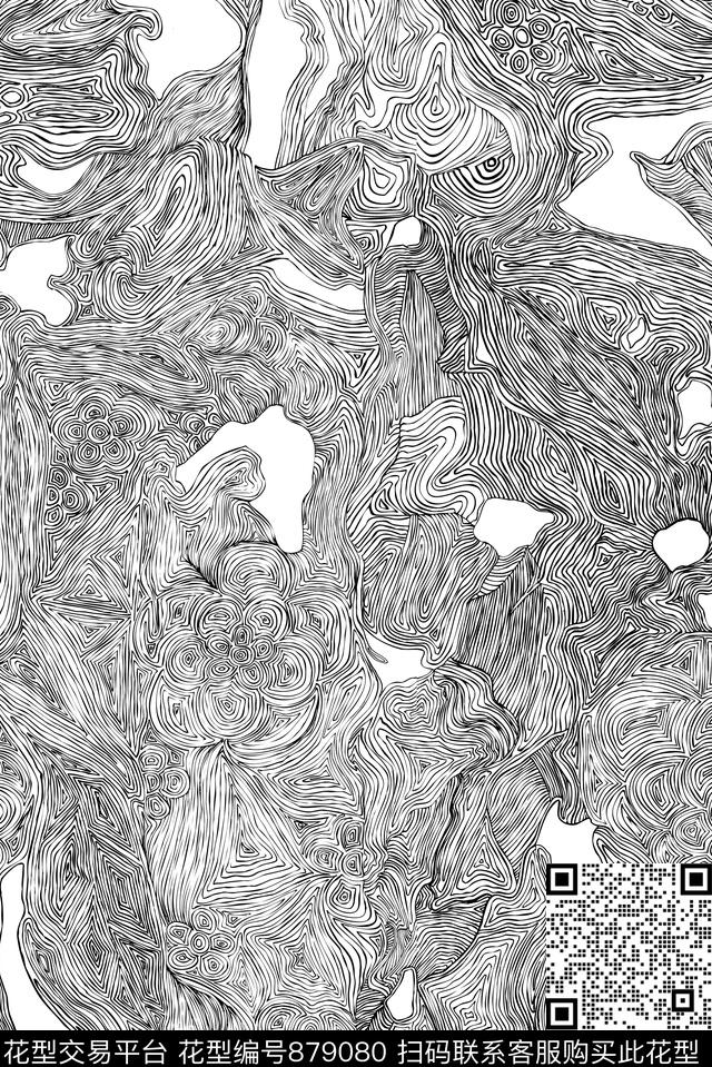 几何条纹-geometry条纹线条数码印花华亿平台下载（图片编号: 879080） - 瓦栏（Walan）