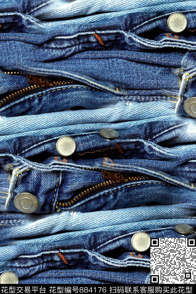 抽象几何拼接数码印花华亿平台下载（图片编号: 884176） - 瓦栏（Walan）