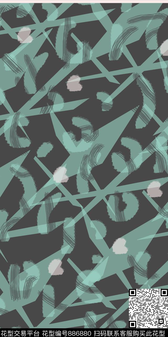 大牌风年轻长巾传统印花华亿平台下载（图片编号: 886880） - 瓦栏（Walan）