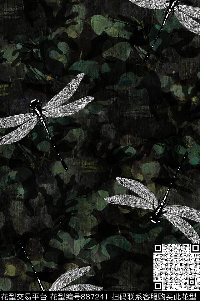 抽象纹理肌理纹理迷彩数码印花华亿平台下载（图片编号: 887241） - 瓦栏（Walan）