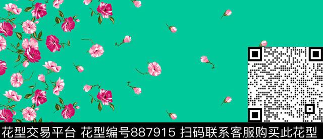 小碎花花卉花朵传统印花华亿平台下载（图片编号: 887915） - 瓦栏（Walan）