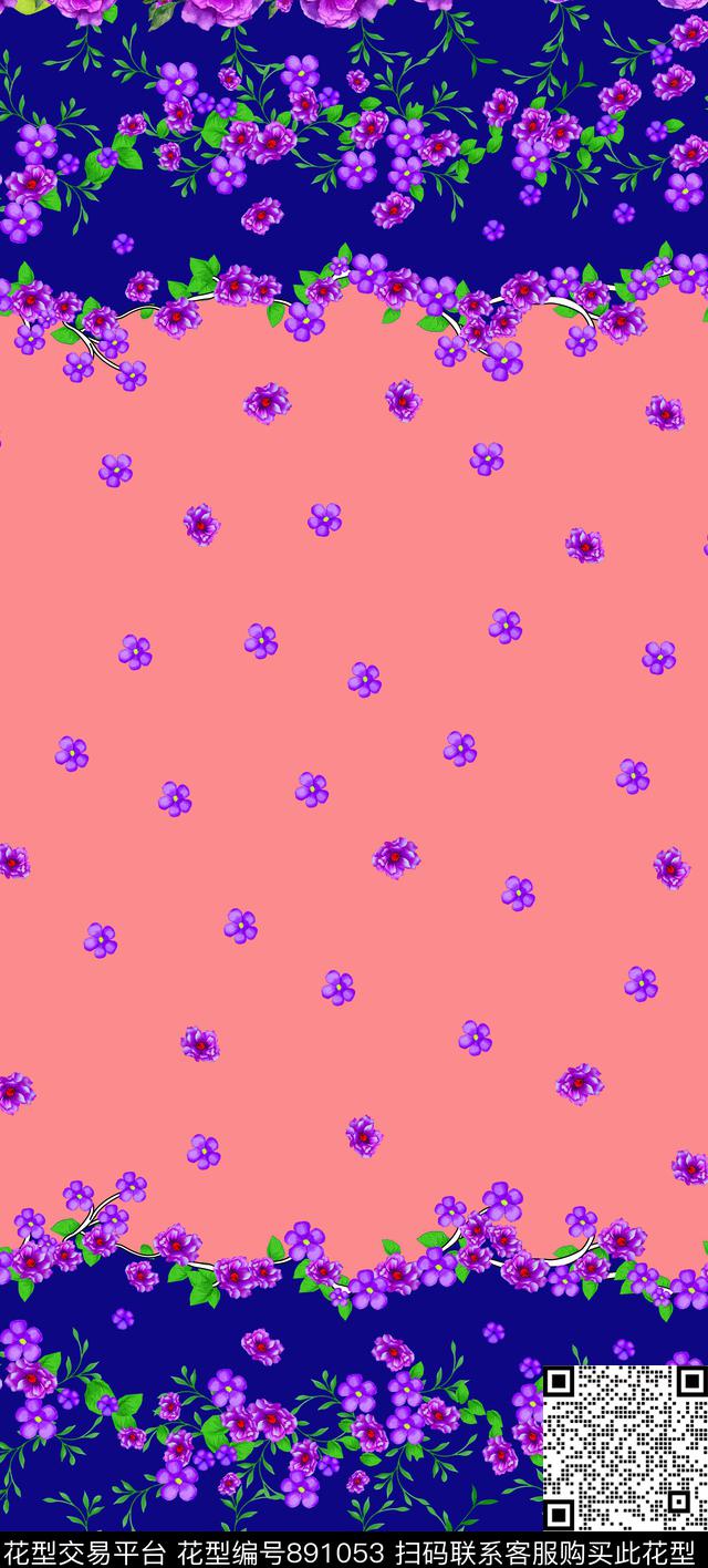 女装花卉碎花传统印花华亿平台下载（图片编号: 891053） - 瓦栏（Walan）