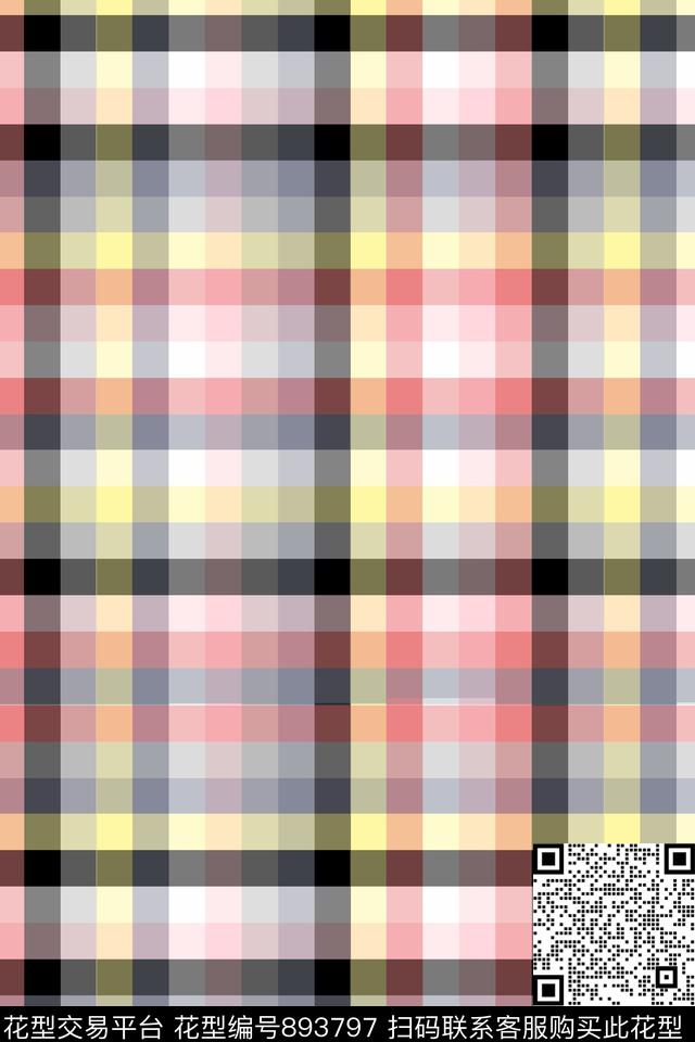 马卡龙桃粉清新数码印花华亿平台下载（图片编号: 893797） - 瓦栏（Walan）