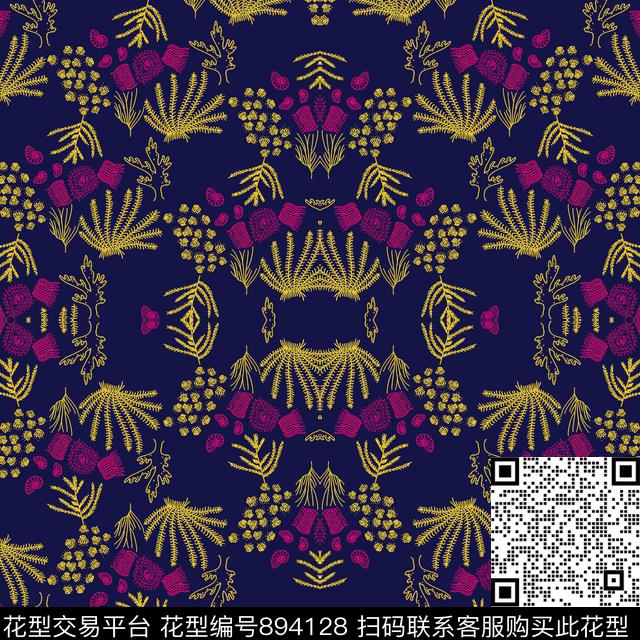 小碎花旗袍女装传统印花华亿平台下载（图片编号: 894128） - 瓦栏（Walan）