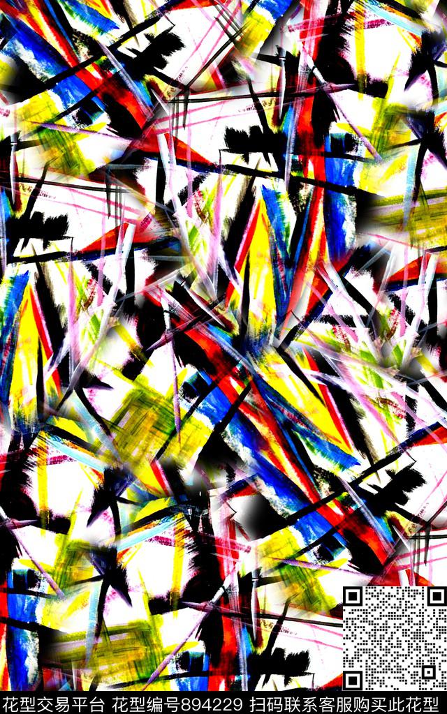 复古纹理春夏华亿平台数码印花华亿平台下载（图片编号: 894229） - 瓦栏（Walan）