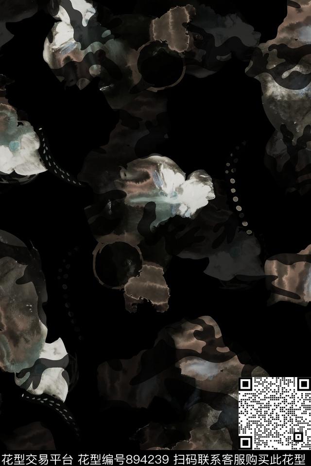 抽象纹理迷彩纹理岩石纹理数码印花华亿平台下载（图片编号: 894239） - 瓦栏（Walan）