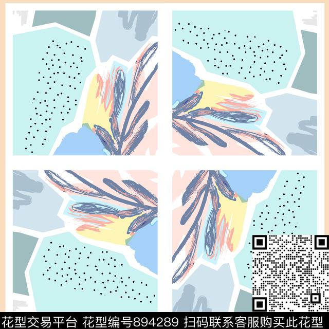 趣味丝巾18-春夏传统印花华亿平台下载（图片编号: 894289） - 瓦栏（Walan）