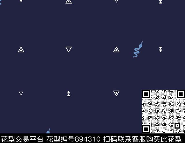 休闲几何抽象传统印花华亿平台下载（图片编号: 894310） - 瓦栏（Walan）