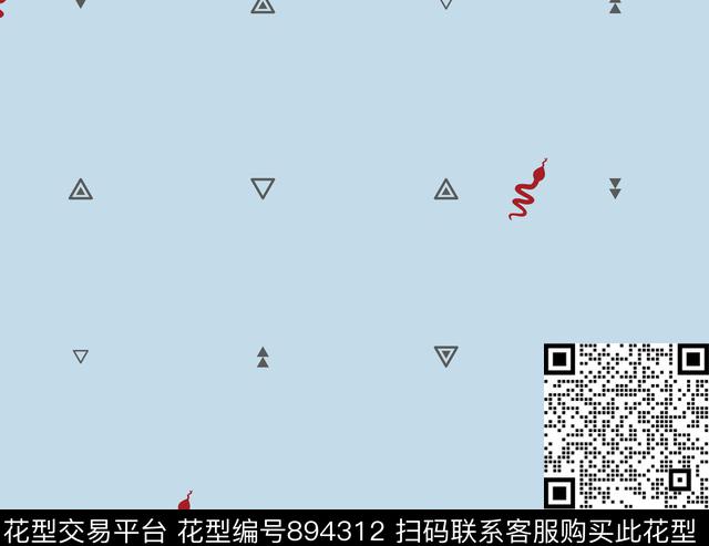 休闲几何抽象传统印花华亿平台下载（图片编号: 894312） - 瓦栏（Walan）