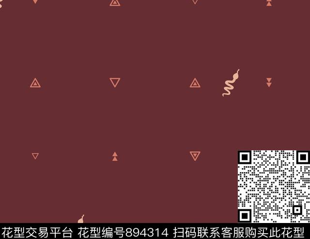 休闲几何抽象传统印花华亿平台下载（图片编号: 894314） - 瓦栏（Walan）