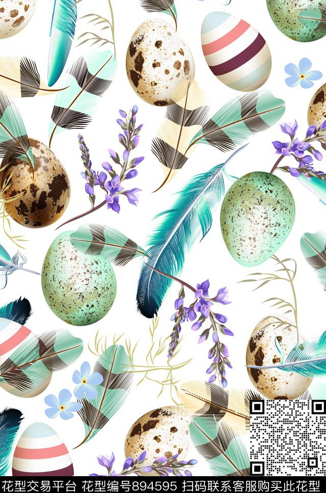 水彩涂鸦抽象数码印花华亿平台下载（图片编号: 894595） - 瓦栏（Walan）