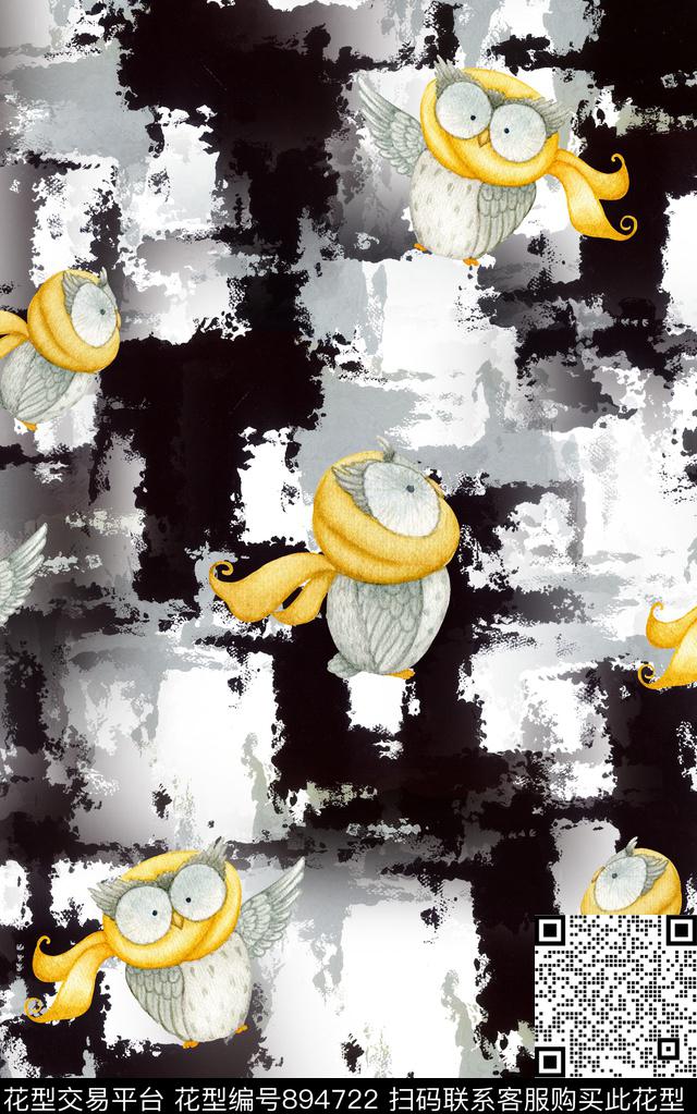 纹理菱形抽象数码印花华亿平台下载（图片编号: 894722） - 瓦栏（Walan）