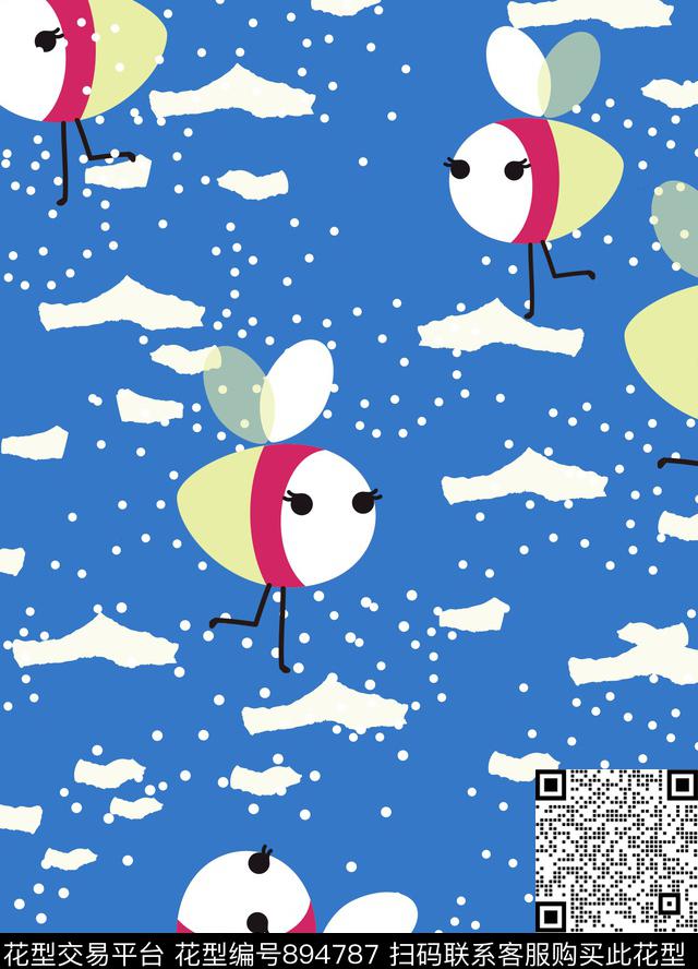 卡通彩虹几何传统印花华亿平台下载（图片编号: 894787） - 瓦栏（Walan）