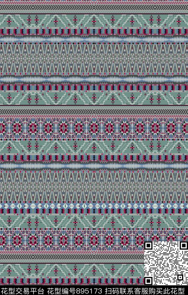 色块不规则几何几何数码印花华亿平台下载（图片编号: 895173） - 瓦栏（Walan）