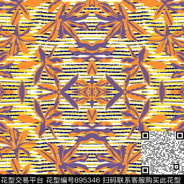 传统华亿平台泳装大牌风传统印花华亿平台下载（图片编号: 895346） - 瓦栏（Walan）