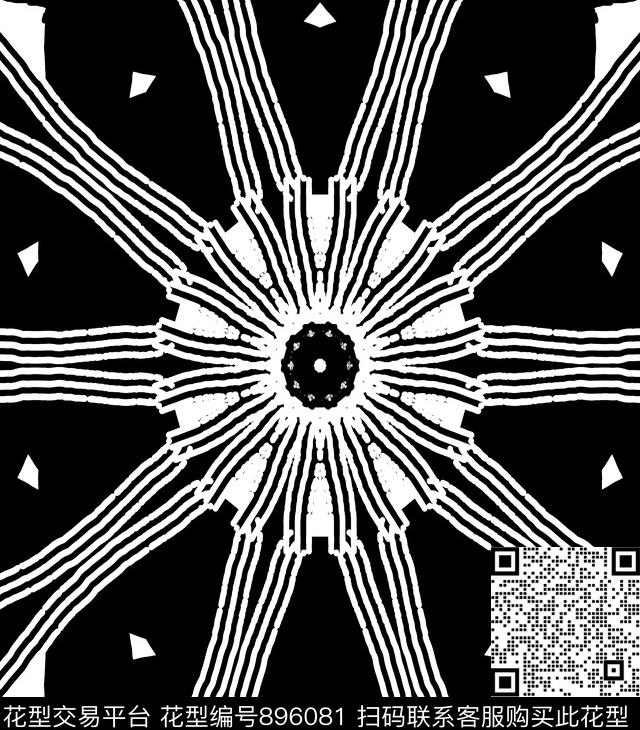 曲线波浪条纹条纹数码印花华亿平台下载（图片编号: 896081） - 瓦栏（Walan）