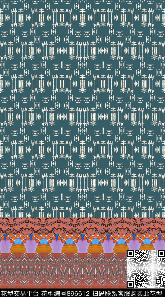 纹理抽象几何数码印花华亿平台下载（图片编号: 896612） - 瓦栏（Walan）