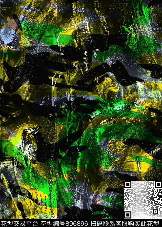 几何大牌风DOLCEGABBANA数码印花华亿平台下载（图片编号: 896896） - 瓦栏（Walan）