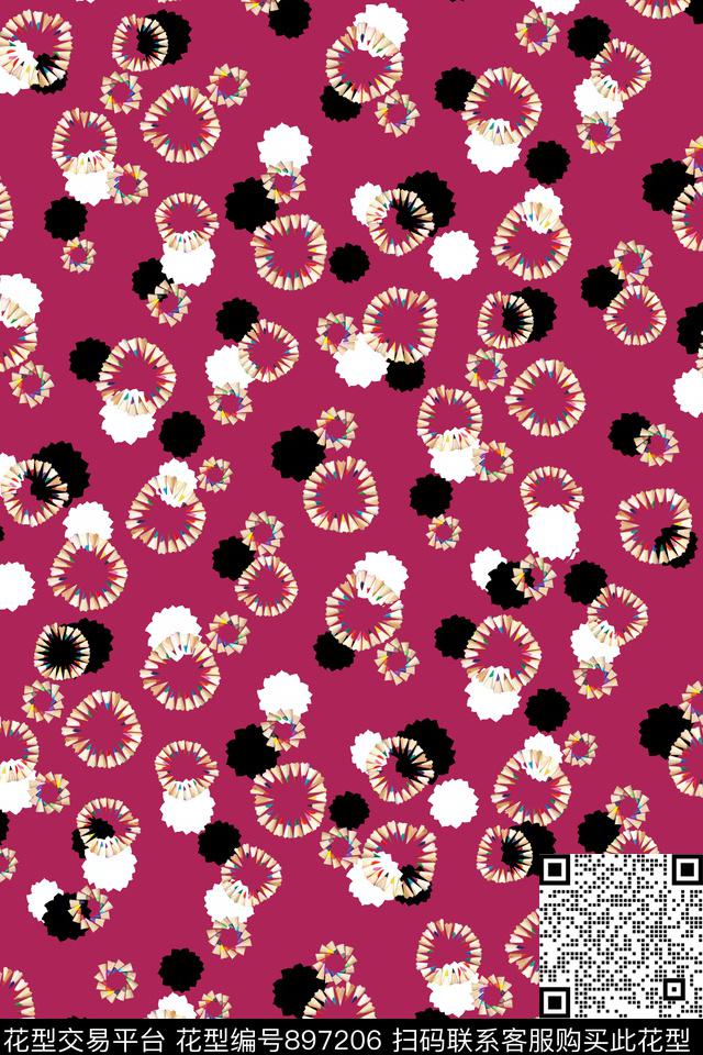 趣味文具圆形传统印花华亿平台下载（图片编号: 897206） - 瓦栏（Walan）