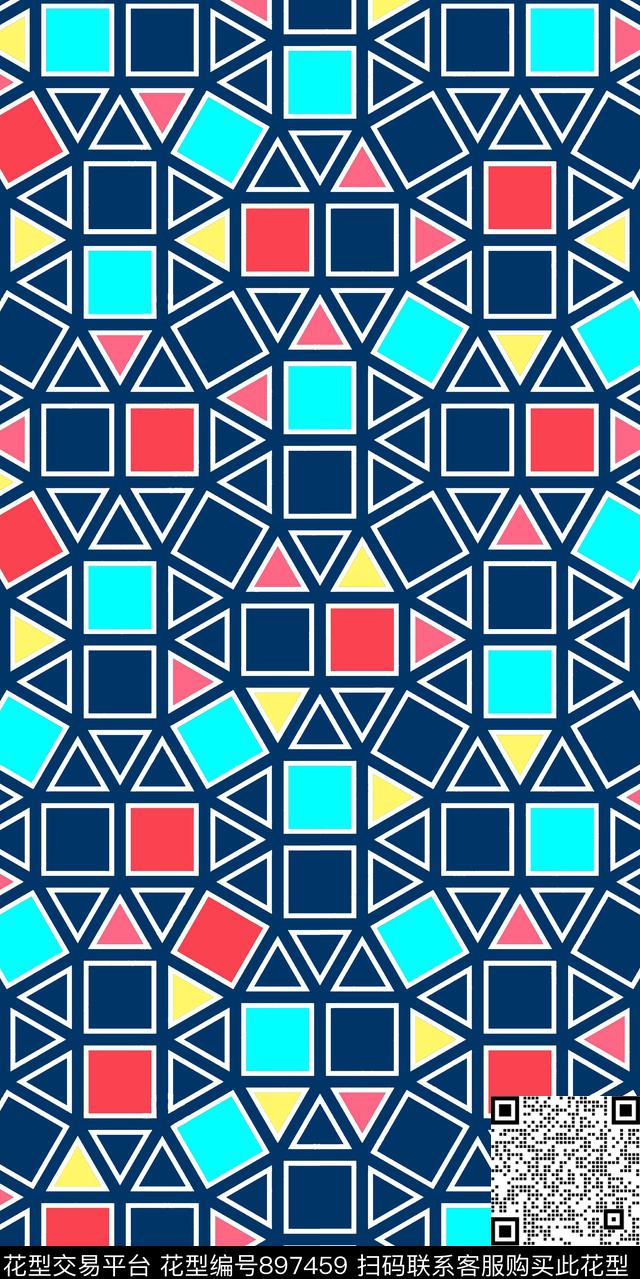 几何欧洲简欧传统印花华亿平台下载（图片编号: 897459） - 瓦栏（Walan）