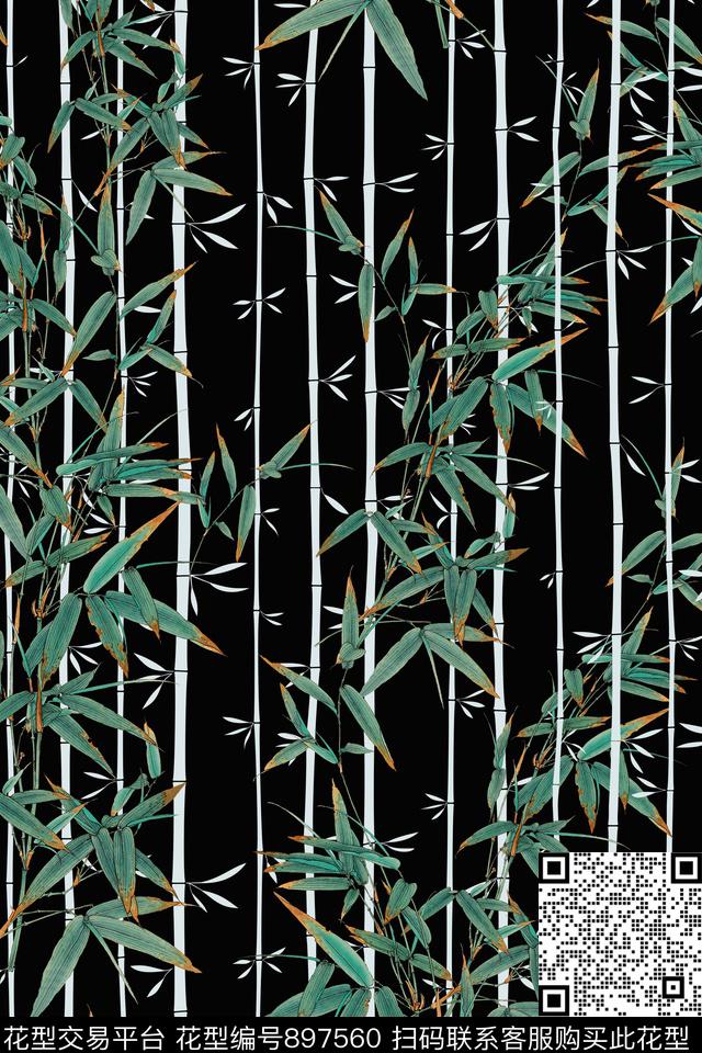 条纹线条中国风数码印花华亿平台下载（图片编号: 897560） - 瓦栏（Walan）