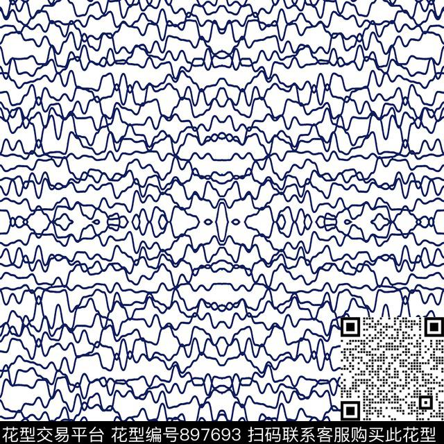纹理男装抽象传统印花华亿平台下载（图片编号: 897693） - 瓦栏（Walan）