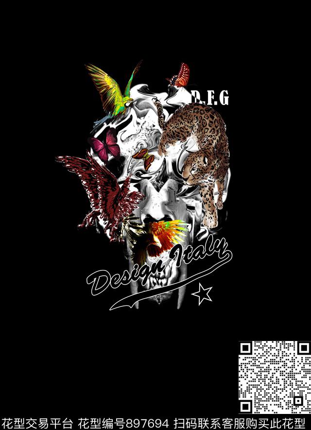 DOLCEGABBANAPHILIPPPLEIN豹子数码印花华亿平台下载（图片编号: 897694） - 瓦栏（Walan）