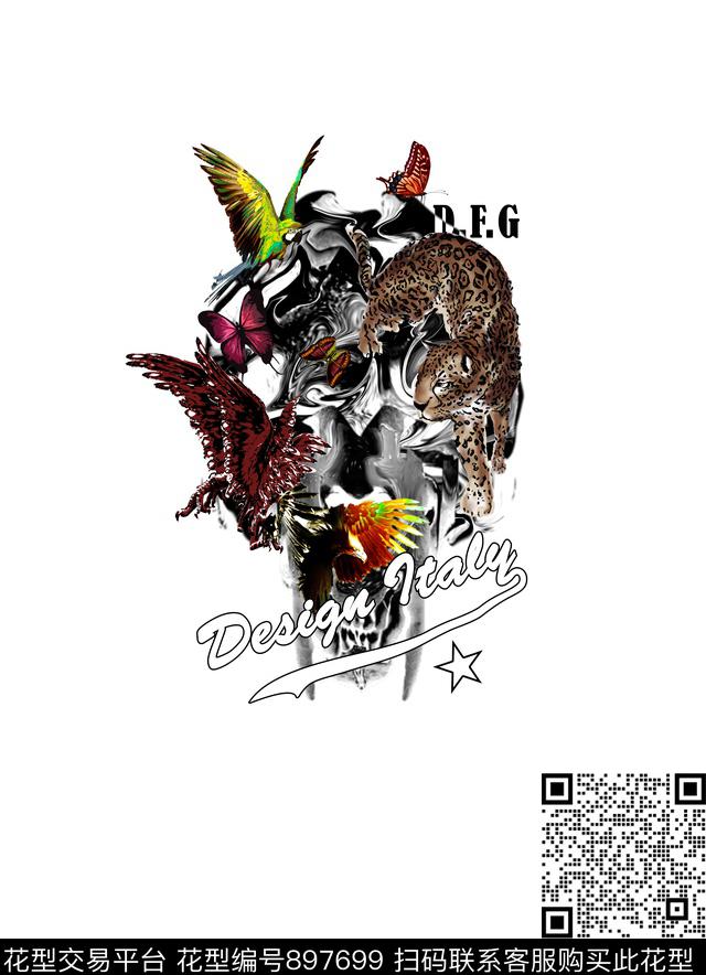 DOLCEGABBANAPHILIPPPLEIN豹子数码印花华亿平台下载（图片编号: 897699） - 瓦栏（Walan）